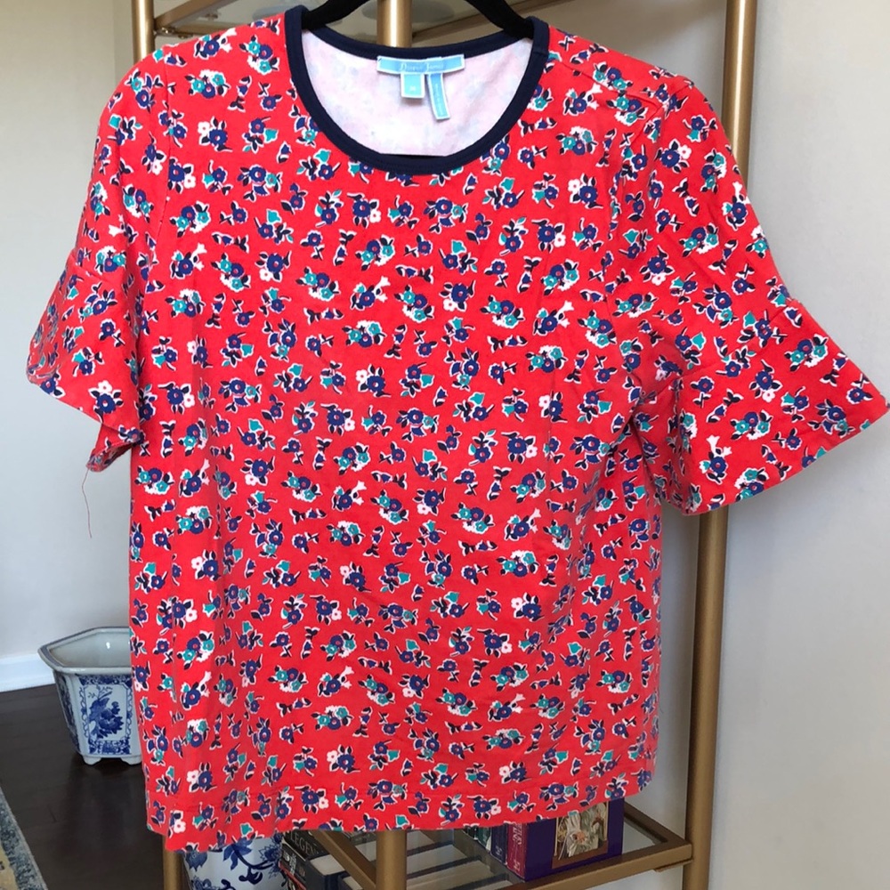 Flowered Draper James top